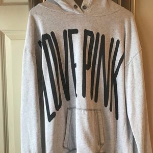 Long sleeved PINK light hoodie